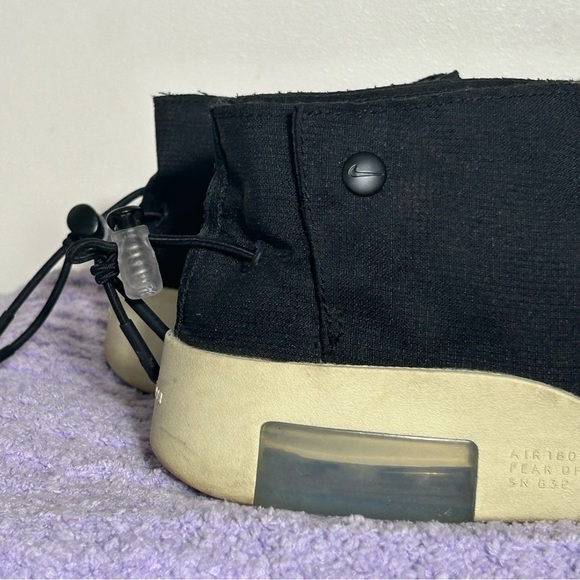 Fear of God x Nike Air Fear Of God Raid 'Black' Sneakers- Size 7 M/8.5 W - Picture 8 of 12